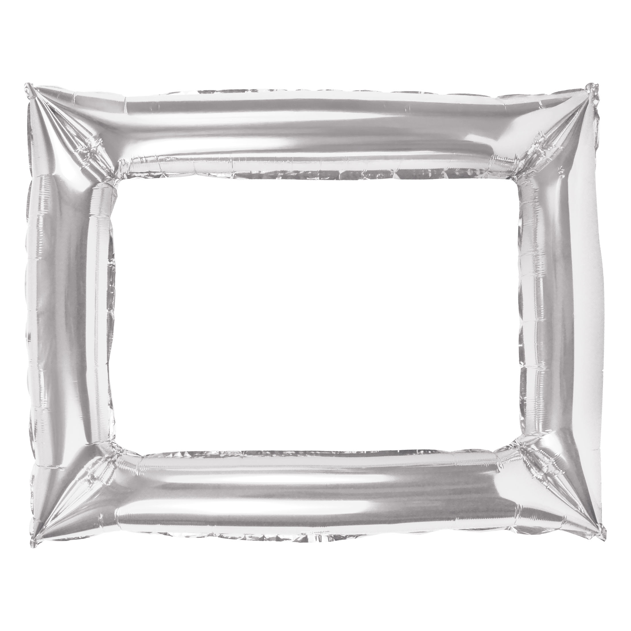 Accessoires photo en papier noir et argent pour le Nouvel An, ballon en aluminium avec cadre photo 84 x 66 cm, ensemble de 16, décorations de fête, marque Way to Celebrate Style, pour adultes