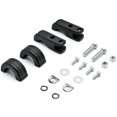 thumbnail image 4 of Krator Black 1-1/4" Engine Guard Tube Bar Footpeg Clamps Compatible with Harley Davidson Low Rider Chrome FXRC 1987, 4 of 5