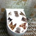 thumbnail image 3 of ziyahi Creative 3D Toilet Stickers Bathroom Stickers Toilet Decorative Decals Cat Dog, 3 of 8