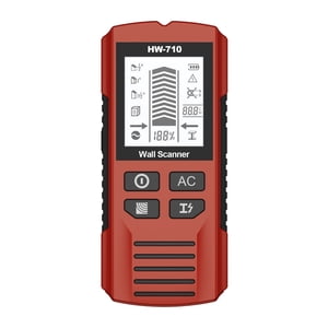 Binwennn 5 Dans 1 Fonction Numériseur mural Stud Metal AC Fils avec LCD Afficher les perceuses à main sans fil petites perceuse rechargeable sans fil Desarmador Electrico Petite perceeuse sans fil Forceuse portable