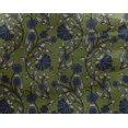 thumbnail image 4 of oneOone Georgette Viscose Fabric Leaves & Floral Block Decor Fabric Printed BTY 42 Inch Wide, 4 of 4