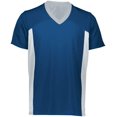 thumbnail image 4 of ASI 264.169.L Chandail de Football Drapeau Réversible pour Adulte, Argent et Marine - Grand, 4 of 7