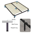 thumbnail image 4 of Unique Bargains 2 Pack Adjustable Height Bed Frame Support Legs(200mm-235mm/7.9'-9.3'), Gray, 4 of 5