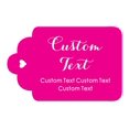 thumbnail image 1 of 100 PCS Personalized Paper Hang Tags Made Any Text Custom Tags Wedding Favor Gifts, 1 of 1