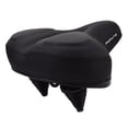 thumbnail image 2 of Wide Cruiser Bikes Saddle Shockproof Waterproof Seat Cushion Pad Black, 2 of 8