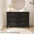 thumbnail image 3 of Rêve Sur Moi Universel Double Commode I Enfants Chambre Commode I Six Tiroirs Commode I Milieu Du Siècle Moderne, 3 of 6