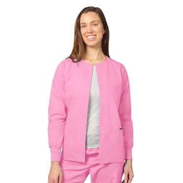 Adar Uniformes Médicaux Universels pour Femmes - Veste d'Échauffement à Col Rond