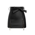 thumbnail image 1 of fastboy Jupe Mini Taille Haute Été pour Femmes Filles Randonnée Plage École Mode au-Dessus du Genou Style Décontracté Noir TG, 1 of 6