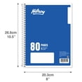 thumbnail image 4 of Hilroy 1 Subject 80pg Notebook Dark Blue, 4 of 5
