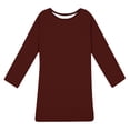 thumbnail image 4 of Ixbnca Robe pour Femme Grande Taille Col Rond Manches Courtes Robes T-Shirt Décontractées Amples Été Robe Courte, 4 of 7