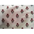thumbnail image 4 of oneOone Cotton Silk Fabric Leaves & Floral Block Decor Fabric Printed BTY 42 Inch Wide, 4 of 5
