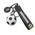 thumbnail image 2 of Personalized Football Keychain for Men - Stainless Steel Sports Jewelry Gift for Players, Coaches & Fans, 2 of 8