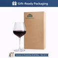 thumbnail image 3 of Gala Houseware Grands Verres à Vin Rouge - Cristal Sans Plomb (Ensemble de 4) - 29 oz, 3 of 6