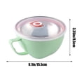 thumbnail image 3 of Straw Small Size Rice Bowl Soup Bowl Household Tableware Students Scald Bowl Soaking Bowl, 3 of 6