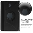 thumbnail image 4 of Supershield Case Samsung Galaxy Tab S9 Ultra Case 360 Rotating Smart Leather Stand Cover - Black, 4 of 5