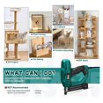 thumbnail image 3 of Electric NTC0040 Electric Nail Gun/Staple Gun For Upholstery, Carpentry And Woodworking Projects, 1/4'', 3 of 5