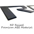 thumbnail image 4 of Tailgate Insert Letters Compatible with 2019 2020 2021 2022 2023 2024 3D Emblems with Strong Adhesive Gloss Black with red Border, 4 of 5