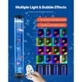 thumbnail image 3 of KFFKFF Sensory Bubble Tube Lamp, 2.67 ft Bubble Fish Tube, Sensory Aquarium Lamp with 6 Floating Fish & 16 Color Effects, Remote Control, 3 of 9