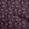 thumbnail image 1 of oneOone Rayon Purple Fabric Floral Craft Projects Decor Fabric Printed By The Yard 56 Inch Wide, 1 of 5
