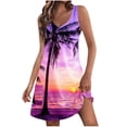 thumbnail image 1 of Pisexur Robe d'Été pour Femme Vintage à Fleurs, Robe de Plage Graphique Hawaïenne, Décontractée, Ample, Sans Manches, Style Débardeur, avec Poche, 1 of 6