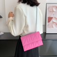 thumbnail image 3 of Messenger Bag Plaid Pattern Roomy Buckle Closure Anti-scratch Great Craftsmanship Daily Collocation Fashion Item Small Flap Top Shoulder Bag Women Accessories, 3 of 11
