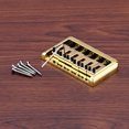 thumbnail image 4 of 6 String Electric Guitar Brass Saddle String Electric Guitar Hardtail Bridge Top Load Tailpiece Set Musical Instrument Spare Part Accessories, 4 of 7