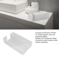 thumbnail image 4 of Paper Hand Towel Tray, Modern 9.5x5.5x2.5in Easy Access Clear Napkin Storage Holder Acrylic  For Dining, 4 of 8