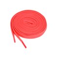 thumbnail image 1 of INSPIRE CHIC Unisexe 2 Paires Double Couche Lacets Creux Lacets Plats Rouge Fluorescent 140cm / 55.11 Pouces, 1 of 4
