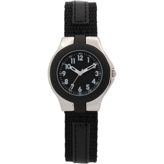 Ladies Black Strap Watch