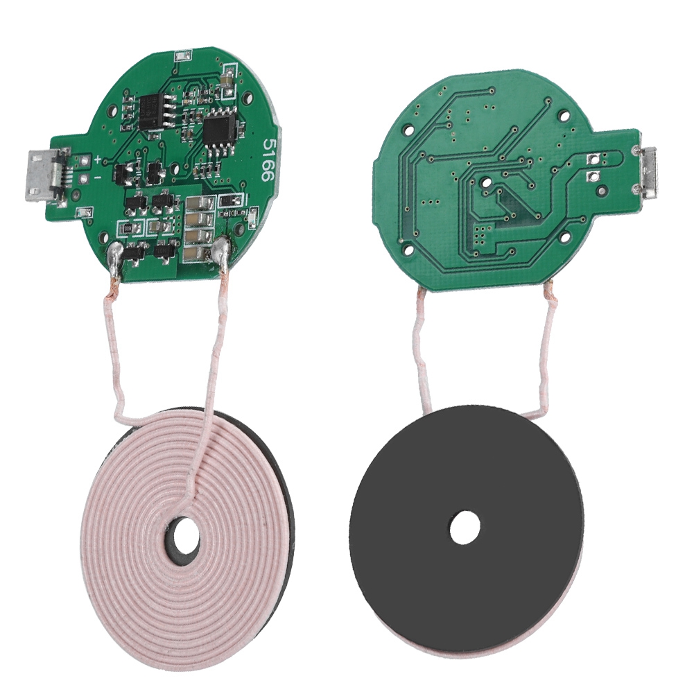 Greensen High Charging Efficiency Mini QI Wireless Charger Transmitter Module 2-8mm Transmission, Wireless Charging Transmitter PCBA, DIY Wireless Charger