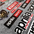 thumbnail image 4 of HSHDLDF Mingwangauto Décalcomanies Réfléchissantes pour Motocyclette Réservoir Accessoires d'Auto Autocollant de Carénage Compatible avec Aprilia DORSODURO 750 Factor Racing RSV RS Tuono SR50 (Couleur : 001), 4 of 6