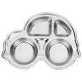 thumbnail image 2 of Stainless Steel Food Plate,  And Safe Food Plate, Cartoon Shape Kitchen for Kids Home School, 2 of 7