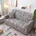 thumbnail image 4 of Non‑slip Elastic Printing Dustproof Slipcover Sofa Cover Cushion Cover (For Loveseat), 4 of 6