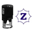 thumbnail image 1 of Printtoo Tampon en Caoutchouc Auto-Encriant Cadre Tourbillon Celtique Octogone Alphabet Z Monogramme Initiale R-40 Papeterie de Bureau, 1 of 4