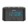 thumbnail image 1 of RCA Radio-Réveil Numérique avec Chargement USB - Noir, 1 of 5