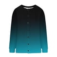 thumbnail image 5 of LOVZFMLL Cardigan pour Femmes Cardigan Décontracté Imprimé en Tricot pour Dames avec Veste Boutonnée et Haut, 5 of 5
