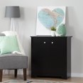 thumbnail image 1 of South Shore Vito Small 2-Door Storage Cabinet, in Pure Black, 1 of 11