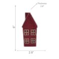thumbnail image 3 of Maison Rouge En Porcelaine À Led (6"), 3 of 3