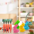 thumbnail image 3 of TIMIFIS Storage Rack, 2.95 Inch Easter Carrot Hanging Ornaments Artificial Easter Foam Glitter Carrots 10Pcs Easter Decorations for Home, 3 of 4