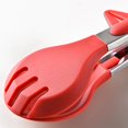 thumbnail image 2 of Pince de Cuisine en Silicone pour Barbecue Salade Pain Poignée en Acier Inoxydable, 2 of 12