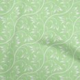 thumbnail image 1 of oneOone Cotton Flex Light Green Fabric Asian Floral Block Craft Projects Decor Fabric Printed By The Yard 40 Inch Wide, 1 of 3