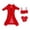 Rouge, variante sur Siruishop Pyjama de Poupée pour Fille de 11,5 Pouces sous-Vêtement de Mode Maillot de Bain Tenue pour l'Heure du Coucher Noir