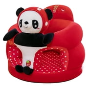 HLONK Cartoon Animals Baby Support Sofa Chair Baby Support Floor Seat Cartoon Animals Plush Toddler Sofa Chair Support Floor Seat Back Head Seat (Just ，No Fill）