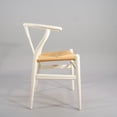 thumbnail image 2 of Heavenly Collection | Wishbone White Wood Dining Chair for Kitchen or Dining Room, 2 of 10