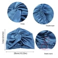 thumbnail image 2 of Bonnet de Nuit en Satin Soyeux pour Femmes Réversible Ajustable Très Grand Bonnet de Nuit Cheveux Bouclés Naturels, 2 of 6