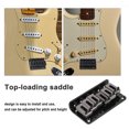 thumbnail image 4 of 6 String Guitar Bridge Replacement Zinc Alloy Fixed Bridge Electric Guitar Saddle Bridge Electric Guitar Accessory, 4 of 8