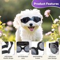 thumbnail image 3 of YSTIANN Lunettes pour Chiens, pour Petites Races - Lunettes de Conduite Coupe-Vent Ajustables AZ78-3378, 3 of 6