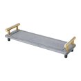 thumbnail image 3 of Bathroom Sink Organizer, Fast Drying Sink Tray Versatile Simple Decorative Tidy dark gray gold, 3 of 9