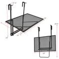 thumbnail image 4 of Costway Table Suspendue Pliante Réglable pour Balcon et Rambarde, Table de Patio/terrasse, Noir, 4 of 10