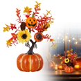 thumbnail image 2 of Modern Home Decor, Halloween Simulation Pumpkin Tree Decoration Autumns Thanksgiving Halloween Home Decorations Dining Table Living Room Flower Ornaments, 2 of 9